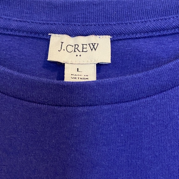 J. Crew Women’s  Blue Crewneck long sleeve - Picture 2 of 7